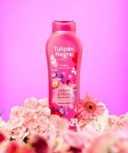 Gel de Baño Tulipán Negro Cerezo & Fresia 650 ml