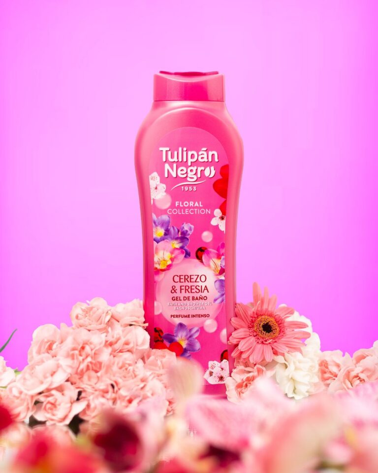 Gel de Baño Tulipán Negro Cerezo & Fresia 650 ml